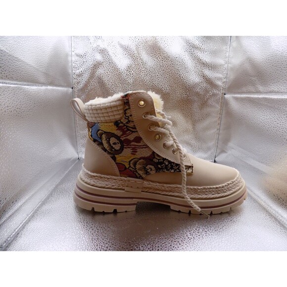 Balyghaioa Sports Fashion White Teddy Bears Men\'s Winter Boots Size 45/11.5 main image 3
